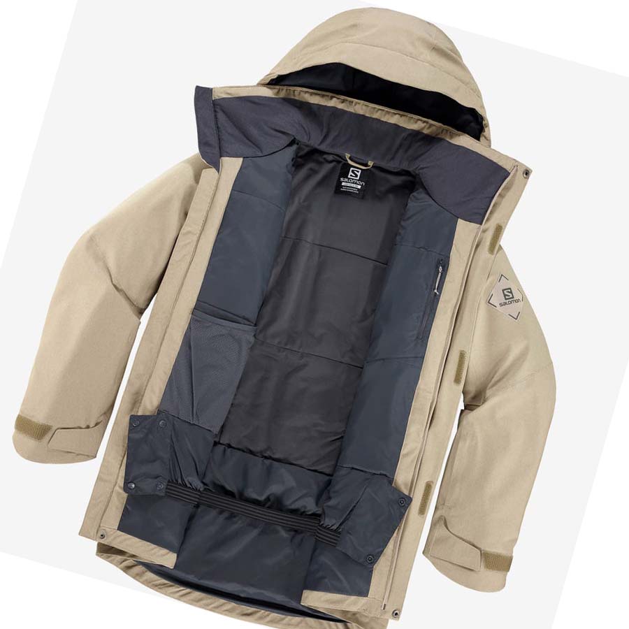 Chaquetas De Esquí Salomon STANCE CARGO Hombre Marrom | MX 3331WNB